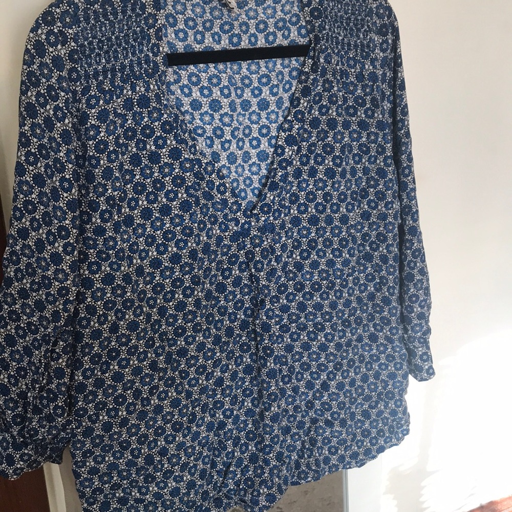 Joie silk patterned blouse